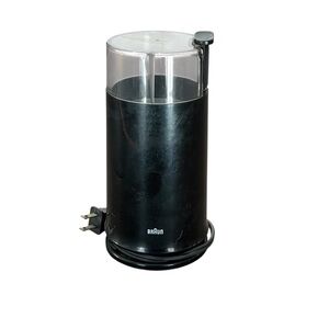 Braun Electric Coffee Grinder Black Cord Storage Tested Works